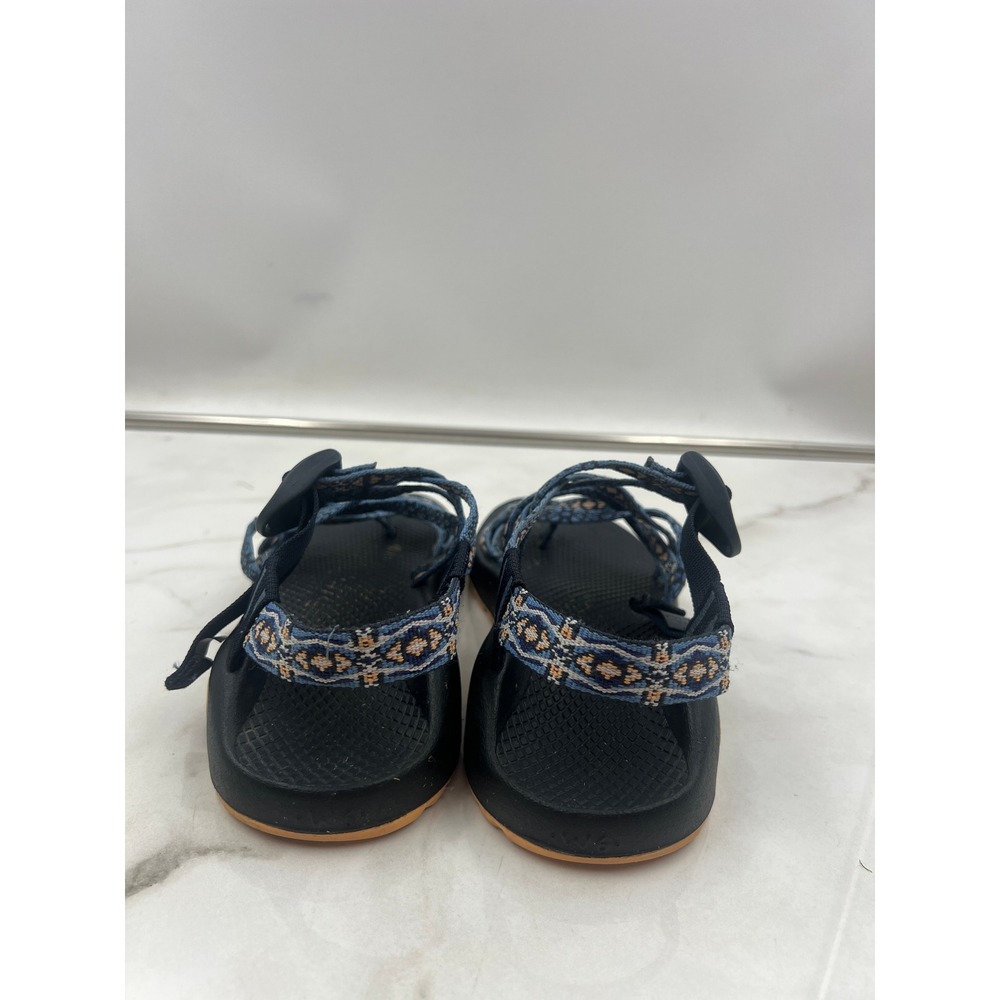 Chaco Z Cloud 2 Sandals Womens Sz 6 Blue Pattern Toe Loop Strappy Sport Shoes - Picture 3 of 14